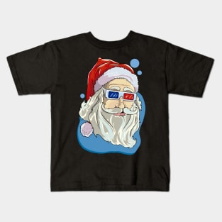 santa claus 3D Kids T-Shirt